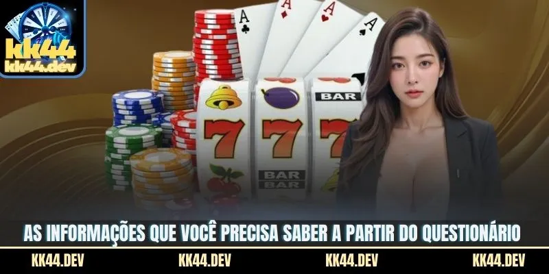 As informações que você precisa saber a partir do questionário